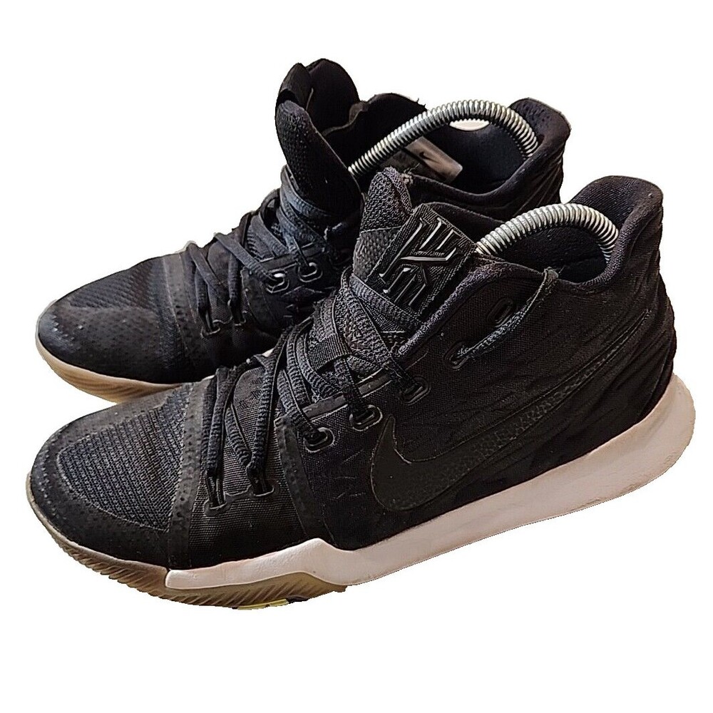 Nike Zoom Kyrie 3 III Black Mens‎ Running Shoes Sneakers 852395-009 Size 9.5